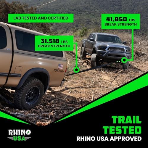 Rhino USA Recovery Combo Kit - 30ft Tow Strap & D-Ring Shackles - Image 6