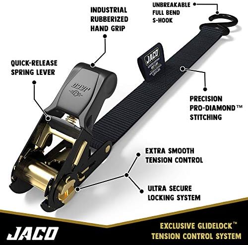 JACO Ratchet Tie Down Straps - Image 3