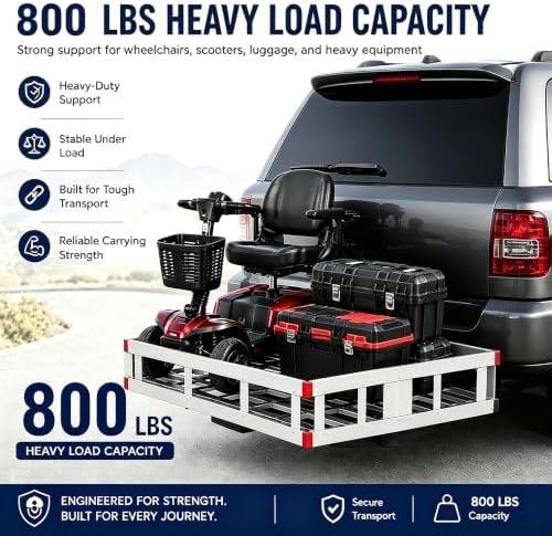 500 LBS Trailer Hitch Cargo Carrier - Image 6