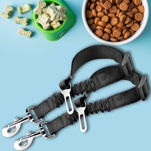 SunGrow Elastic Nylon Dog Seat Belt, 24” - Image 4