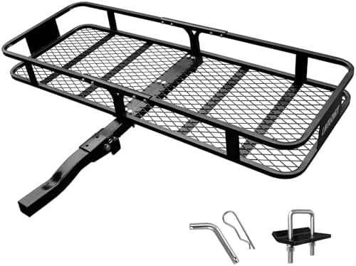 LWTURMRT Folding Hitch Cargo Carrier Basket 57"X21" by LWTURMRT