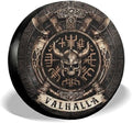 GENANY Viking Shield Emblem Thick PVC Leather Spare Tire Cover Size 18 by GENANY