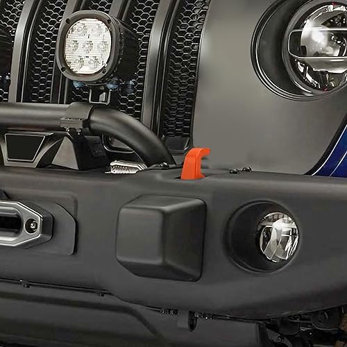 JWWY Tow Hook Protector Cover for Jeep Wrangler JK JL & Gladiator JT 4xe - Image 7