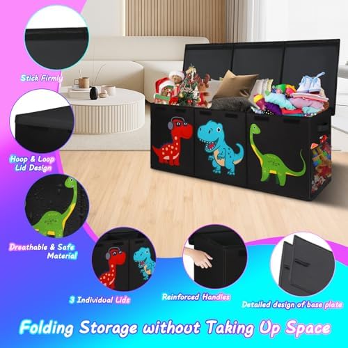 Extra Large Toy Box, Kids Toy Storage Chest - Image 5