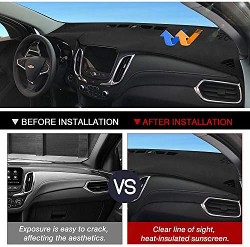 CARTIST Dashboard Cover Mat for 2018-2022 2023 2024 Chevy/Chevrolet Equinox - Image 4