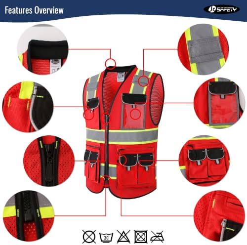JKSafety Reflective Safety Vest - Image 4