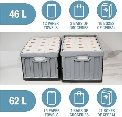 Collapsible Storage Bin - 62L - Obsidian - Image 5