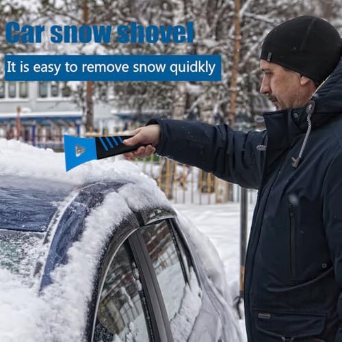 Ice Scraper for Car Windshield, Auto Freezer Shovel Defroster, Universal Fit - Image 4