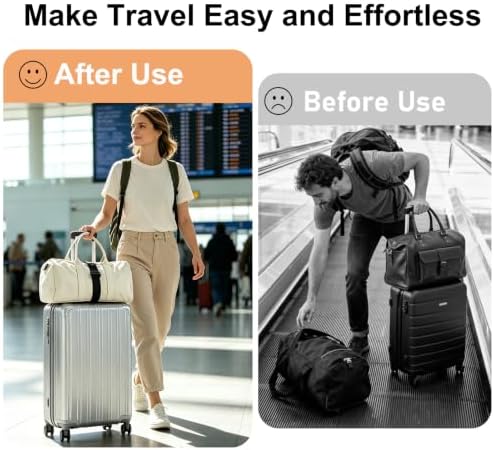 2 Pack Adjustable Luggage Connector Straps - Image 4