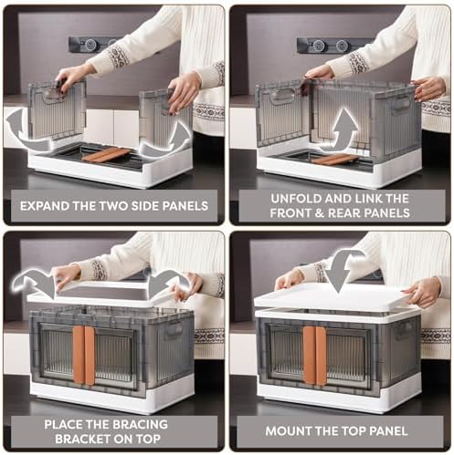 Stackable Storage Bins with Wheels - Image 5