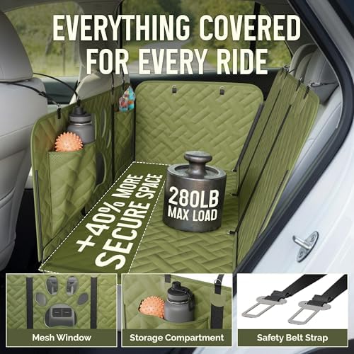 Dog Car Seat Cover for Back Seat - Image 7
