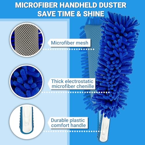 72" Car Wash Brush with Long Handle, On/Off Switch - Image 6