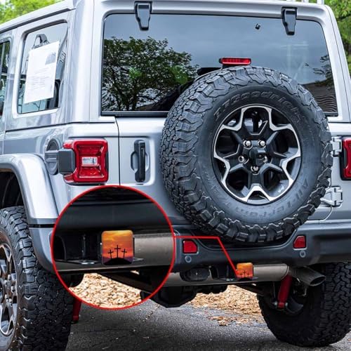 Trailer Hitch Receiver Covers Christian Cross Hitch Cover Protector, Jesus - Image 7