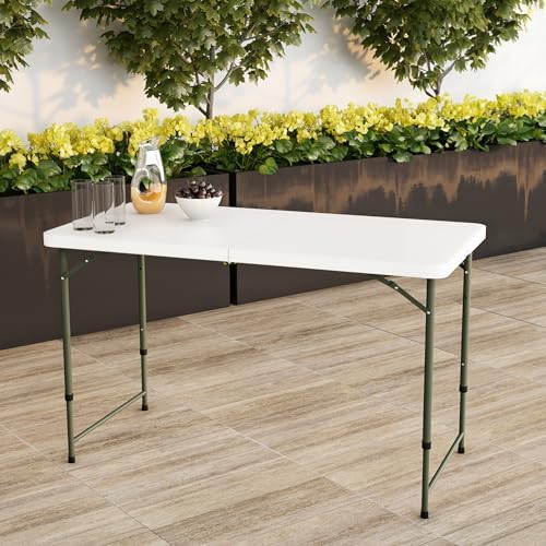 Lavish Home Indoor & Outdoor Portable Folding Table - Image 6