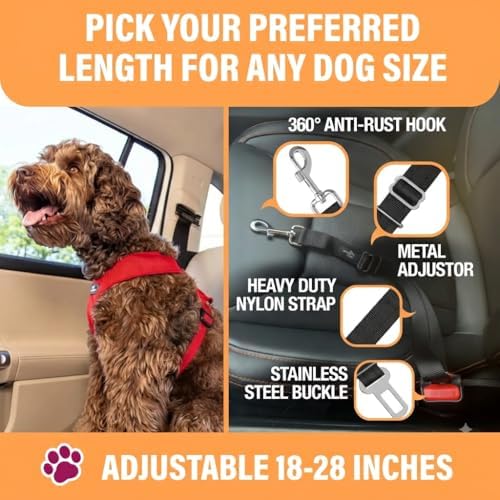 Active Pets Black Car Seat Belt - Image 3