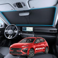 Wigoo for Hyundai Kona Windshield Sunshade, Custom Fit, Keeps Interior Cool by wigoo
