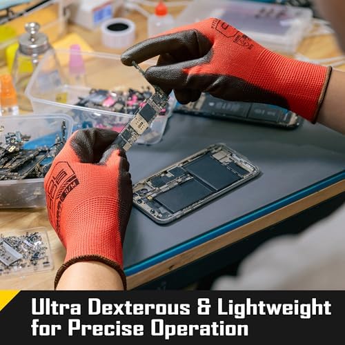 COOLJOB 12/60 Pairs Safety Work Gloves Pack Bulk - Image 5