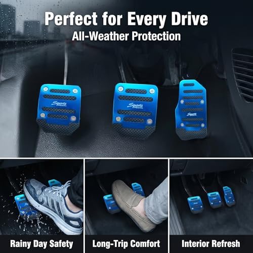 3 PCS Car Pedals Pads, Anti-slip Design, Manual Transmission Accelerator Brake - Image 7