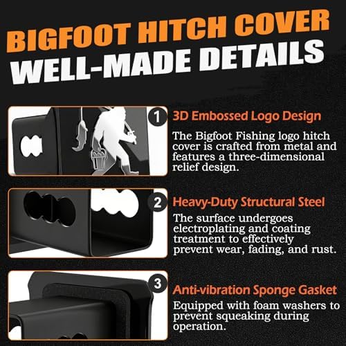 Bigfoot Fishing Hitch Cover for 2 Inch Receivers - Image 3