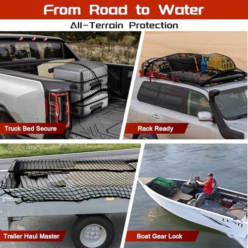 Truck Bed Cargo Net, High Elastic Cargo Net - Image 7