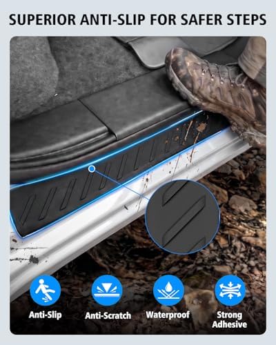 Door Sill Protector for Jeep Wrangler JL Unlimited 2018-2026, Door Sill Guards - Image 4