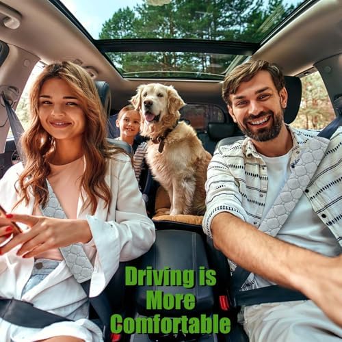 5 Pack Soft Comfort Car Seatbelt Cover Protector Pads Strap - Image 6