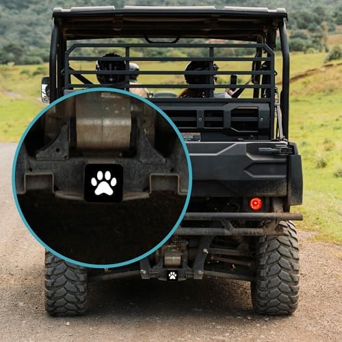 Hitch Cover Fits for 2 Inch Hitch White Paw Print Towing Hitch Plug for Men and - Image 5