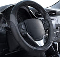 Motor Trend SportDrive Faux Leather Steering Wheel Cover, Standard 15 inch Size by MotorTrend