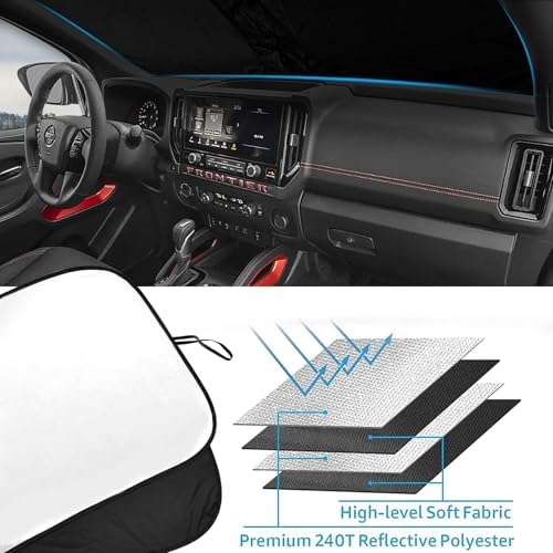 Foldable Front Windshield Sunshade fit - Image 5