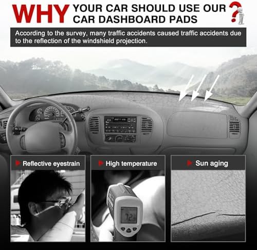 Autorder Beige Dashboard Cover Mat - Image 2