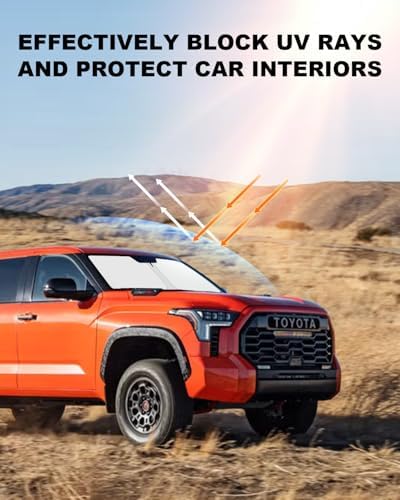 Foldable Front Windshield Sun Shade fit - Image 6