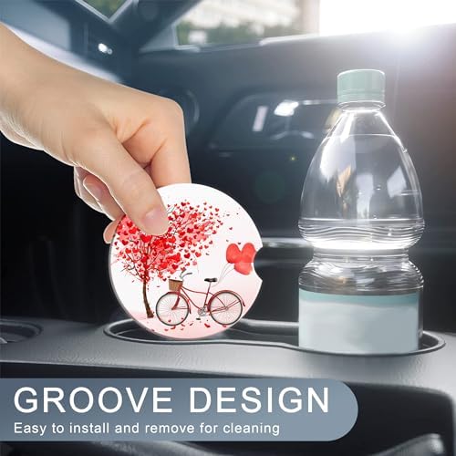 Love Tree Bicycle Cup Holder Coasters - Image 7