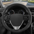 Motor Trend GripDrive Carbon Fiber Steering Wheel Cover, Non-Slip Sporty Racing by MotorTrend