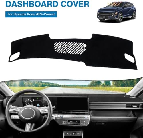 FIILINES Dash Cover for 2024 2025 2026 Hyundai Kona, Dashboard Mat Exact Fit - Image 2