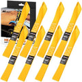 Nilight Soft Loop 1.7"x17" Motorcycle Tie Down Straps 12, 000LBS 8PK Yellow by Nilight