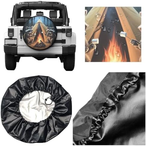Adventure Raccoons Spare Tire Cover - Image 3