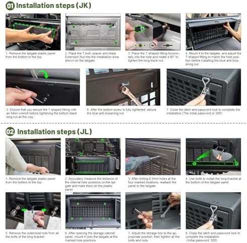 Tailgate Table Molle Panel Lock Box Compatible - Image 3