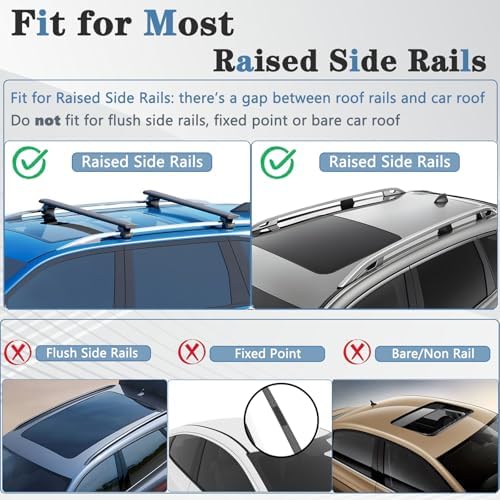 47.2” All-Metal 330 lbs Roof Rack Cross Bars - Image 2