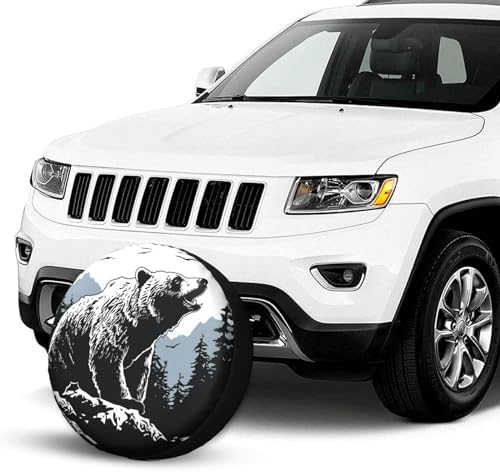 Bear and Mountain Spare Tire Cover Wheel Protectors - Image 7