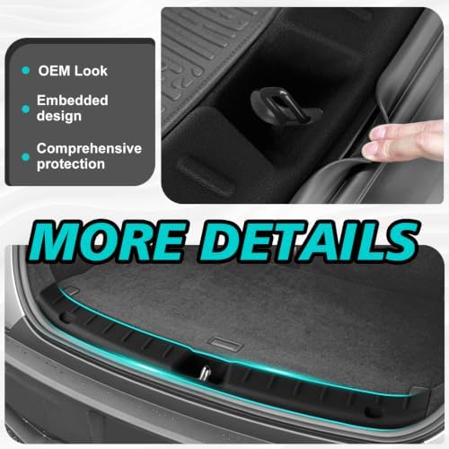 BestEvMod Rear Bumper & Trunk Sill Cover Protector - Image 4