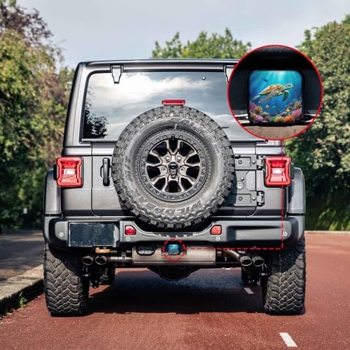 2 Inch Sea Turtle Trailer Hitch Cover Rubber Receiver Tube Plug Cap, Tow Hitch - Image 6