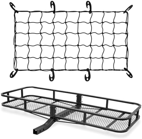 ARKSEN 60" x 23" x 5.5" Hitch Cargo Carrier, 500 Lbs Capacity Luggage Rack by ARKSEN