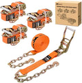 Nilight Chain Ratchet Straps 2" x 30' 10, 000 LBS Break Strength by Nilight