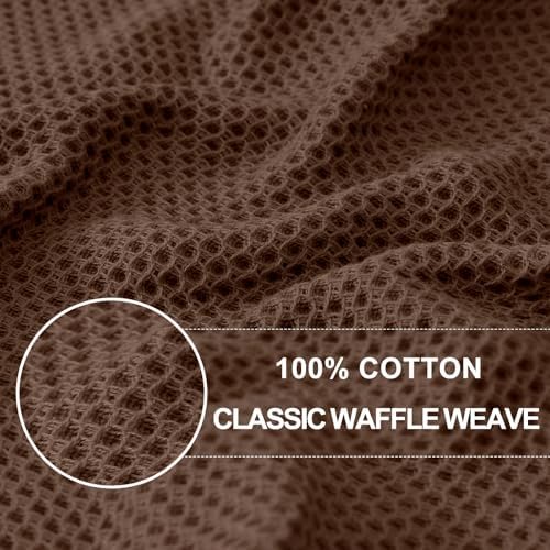 Homaxy 100% Cotton Waffle Weave Kitchen Dish Cloths 8-Pack - Image 2