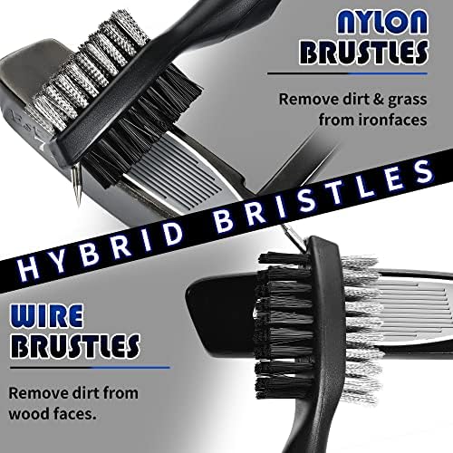 Mile High Life Golf Towel & Groove Brush Set, Microfiber Waffle-16 x24 - Image 4