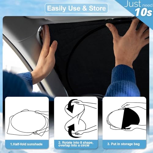 Custom fit for 2018-2024 2025 Buick Enclave Windshield Sunshade Sun Visor - Image 6
