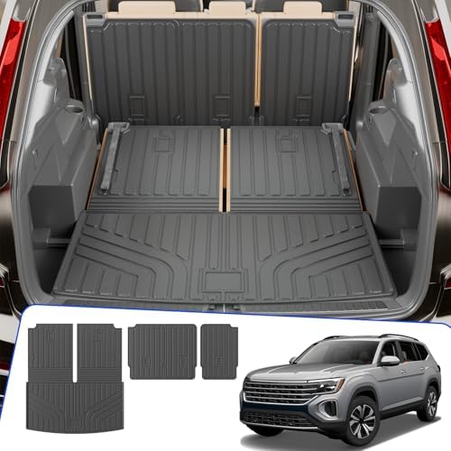 Rongtaod Trunk Mat+2nd&3rd Row Backrest Mats by Rongtaod