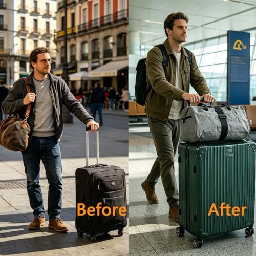 Luggage Straps for Suitcases, Extended Adjustable Luggage Connector Straps - Image 6