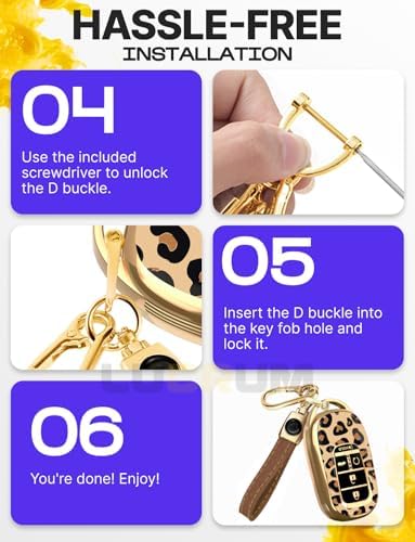 Lucrum Compatible with Honda Key Fob Cover & Keychain - Image 7