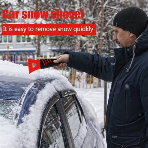 Ice Scraper for Car Windshield, Auto Freezer Shovel Defroster, Universal Fit - Image 4